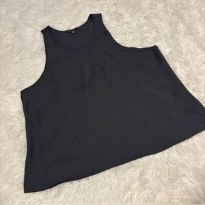Banana Republic Woman’s Silky Tank Sleeveless Blouse Black Size XL
